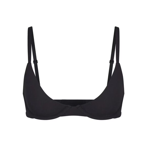 Skims Fits Everybody Plunge Bra Onyx Size 32DD - Picture 1 of 8